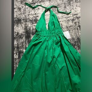 Brand new Monica Nera green maxi backless dress size XS-S